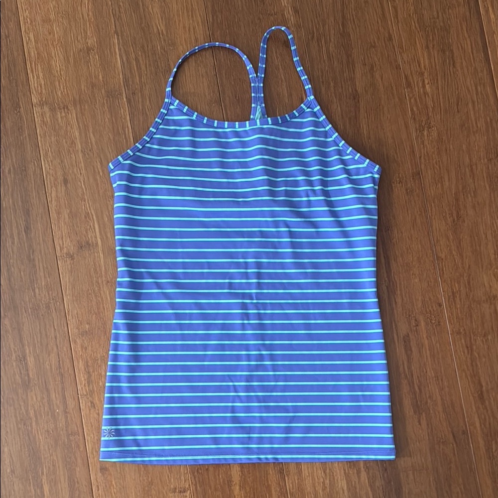Blue Striped Tank Top